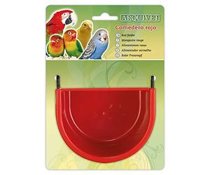 Arquivet 8435117891739 Mangeoire Rouge 11,5 x 8 x 8 cm