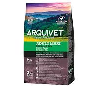 ARQUIVET Adult Maxi - Croquettes pour chiens adultes de races grandes- Poulet et riz - 3kg - Aliments secs pour chiens - Digestabilités élevées, gastro-ointers