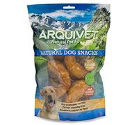 ARQUIVET Anneaux à mâcher au poulet. Snacks pour chiens - 6 units - anneaux, beignets, beignets à croquer - collations de chiens naturels - bonbons, prix, récompenses de chien