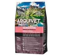 ARQUIVET Arquivet - Sensitive - Croquettes pour chiens adultes - Saumon et pommes de terre - 3 kg - Aliments secs pour chiens - Digestibilité élevée, gastroineurs