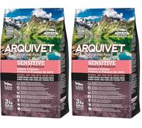 ARQUIVET Arquivet - Sensitive - Croquettes pour Chiens Adultes - Saumon et Pommes de Terre - 3 kg - Aliments secs pour Chiens - Digestibilité élevée, gastroineurs (Lot de 2)