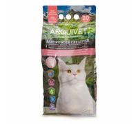 Arquivet Litière Baby Powder 5 Kg - Litière agglomérante 100% Naturelle avec arôme de Talc pour Chats - Litière pour Chats - Capacité d'absorption - Aide à éliminer Les odeurs et Les bactéries