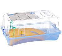 ARQUIVET Bac à tortue "Kleo" - île aquatéraire avec des palmiers de tortue - Torle en plastique - 57 x 33 x 25 cm