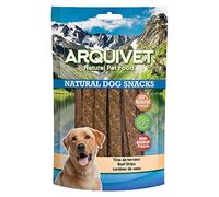 Arquivet Bandes de Veau - Snacks Naturels et Friandises pour Chien, Récompenses Canines - 100 g