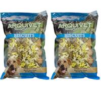 Arquivet, Biscuits, Biscuits pour Chiens, Mini os de Vanille, 1 kg (Lot de 2)