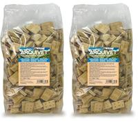 Arquivet, Biscuits, Biscuits pour Chiens, Sandwich rectangulaire, 1 kg (Lot de 2)