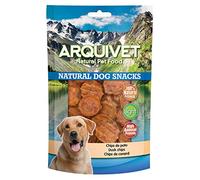 ARQUIVET Chips de canard 100 g - bonbons de chien - Récompenses canines - nourriture pour chiens