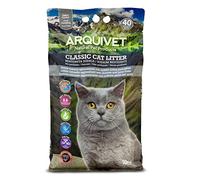 Arquivet Classic Cat Litter 4072 Litière de litière avec charbon actif pour chats 100 % naturelle Capacité absorbante Aide à éliminer les odeurs et les bactéries 10 kg