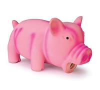 ARQUIVET Cochon rose en latex avec couineur 15 cm - jouet de latex pour chiens - Accessoires pour chiens de morsure - jouets pour animaux de compagnie