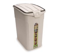 Arquivet, Conteneur hermétique pour nourriture pour chiens ou chats, jusqu'à 14 litres, 5 kg, seau pour conserver la nourriture de notre animal de compagnie, avec pelle doseuse, 19,5 x 31 x 34 cm