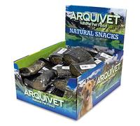 Arquivet Corne de Buffle Farcie au Foie de Buffle - 8 cm - Boîte Présentoir de 20 Pièces - 2.000 g - Friandise Naturelle pour Chien