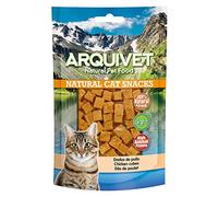 ARQUIVET Dés de Poulet 50 g pour Chats - Snacks 100% naturels - friandises, récompenses, friandises, friandises pour Chats - Produit Light - Nourriture pour Chats