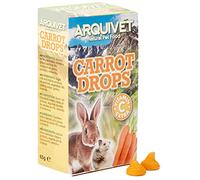 Arquivet Drops de Carotte - Collations pour rongeurs - 65 g