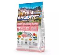 Arquivet Fresh Salmon & Turkey 2,5 Kg Nourriture pour Chiens Semi-Humide au Saumon et à la Dinde