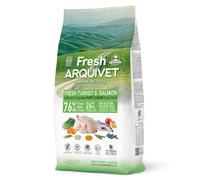 ARQUIVET Fresh Puppy Junior Nourriture semi-humide pour chiots Dinde et saumon 10 kg