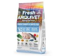 ARQUIVET Fresh Senior Light Nourriture semi-humide pour seniors Dinde et poisson blanc 2,5 kg