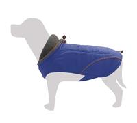 Arquivet Gilet Réfléchissant Bleu pour Chiens 'Cervino' XS, 20 cm, Protège du Froid, Gilet pour Chien