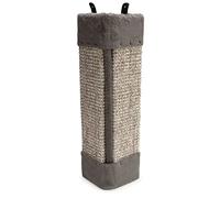 Arquivet Grattoir d'angle Gris pour Chats - 12 x 12 x 49 cm, Gris, 5050