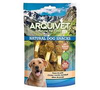 Arquivet Haltères de Poulet - Natural Dog Snacks - Snacks pour Chien - 100 g (Lot de 1)