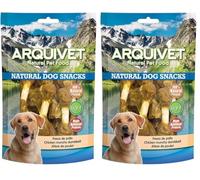Arquivet Haltères de Poulet - Natural Dog Snacks - Snacks pour Chien - 100 g (Lot de 2)