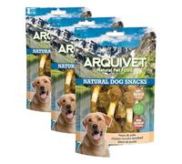 Arquivet Haltères de Poulet - Natural Dog Snacks - Snacks pour Chien - 100 g (Lot de 3)
