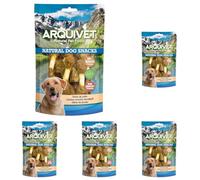 Arquivet Haltères de Poulet - Natural Dog Snacks - Snacks pour Chien - 100 g (Lot de 5)