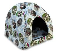 ARQUIVET Iglu Calavères à GOGO 45 x 45 x 40 cm - Dog Bed - Lit rembourré et Confortable - Lavable - Lit pour Animaux de Compagnie - Lit pour Chien