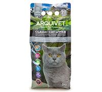 Arquivet Litière Classic 5 Kg - Litière agglomérante 100% Naturelle avec Charbon Actif pour Chats - Litière pour Chats - Capacité d'absorption - Aide à éliminer Les odeurs et Les bactéries
