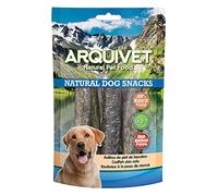 Arquivet - Lot de 12 Rouleaux de Peau de morue 70 g - Natural Dog Snacks
