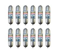 Arquivet - Lot de 12 - Saucisses de Saumon et de Poulet aux légumes pour Chiens 500 g, 1 unité (Lot de 12)