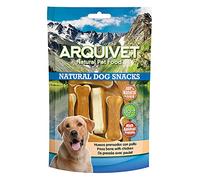 Arquivet - Lot de 12 unités - Snacks os pressés au Poulet - 100 g - Natural Dog Snacks