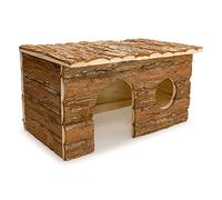 ARQUIVET Maison en bois rongeurs - 40x23x20 cm - hamsters, rats, écureuils - Maison en bois pour petits rongeurs