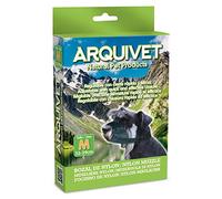 Arquivet Muselière pour Chien Nylon Noir M Entraînement et Promenade pour Chiens de Taille Moyenne