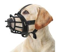 Arquivet Muselière Souple en Silicone pour Chien - Permet de haleter, Boire et Prendre des friandises - Taille M - Noir