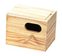 Arquivet Nid d'oiseaux en Bois Diamants Gould 19 x 15 x 15 cm - Cage à Oiseaux - Nid pour Oiseaux de Jardin - Nid d'élevage pour Oiseaux d'ambiance Naturelle - Accessoires pour Oiseaux