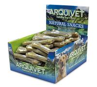 ARQUIVET Os de peau pressé - 17 cm - Pour chiens - 40 - Unit Exposant - Emballage d'os de chien - Os pour renforcer les dents de chien - Os pour mâcher les chiens