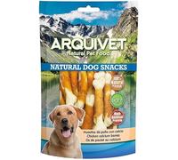 ARQUIVET Os de Poulet avec Calcium 100 g - collations de Chiens - Bonbons, Prix et récompenses Canines - Nourriture complémentaire (Lot de 5)
