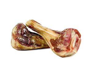 ARQUIVET Pack 12 unités - 2 demi os de jambon serrano - collations naturelles pour chiens de toutes races - prix, récompenses - os à croquer pour chiens
