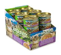 ARQUIVET Pack 24 unités. Thon blanc et bâtonnet de crabe en sauce - Aliments gastronomiques à base d'ingrédients 100% naturels - Emballer 24 unités - 80 gr par unité - Aliments humides pour les chats