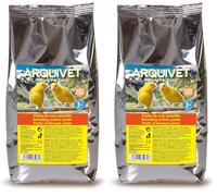 ARQUIVET Pâte d'élevage Jaune - 1 kg - Taste Neutre - Alimentation des Oiseaux - Aliments pour Tous Les Types d'oiseaux et en Particulier Le Plumage Jaune (Lot de 2)