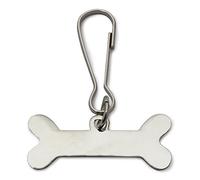 Arquivet Plaque métallique pour Chien en Forme d'os - 3,5 x 1 cm - Plaque pour Graver Le nom de Votre Chien - Placage à Personnaliser - Accessoires canins