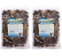 ARQUIVET Pointes de Nerf de Taureau - Sachet 500 g - Natural Dog Snacks - Dog Sweets - Aliments pour Chiens de Haute qualité (Lot de 2)