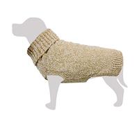 Arquivet Pull en Tricot Jaspé Marron - S/25cm - Vêtements pour Chiens - Aide à Les protéger du Froid - Accessoires pour Animaux - Manteaux, Sweatshirts, Pulls, Gilets, Vestes, Chandails, Imperméables