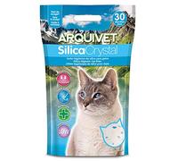 ARQUIVET Silica Crystal 3,8 L - Silice aglomerante pour chat à base de gel de silice - Grande capacité absorbante - Aide à éliminer les odeurs et les bactéries