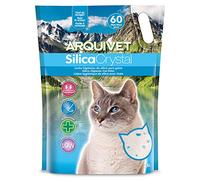 ARQUIVET Silica Crystal 7,6 L - Silice aglomerante pour chat à base de gel de silice - Grande capacité absorbante - Aide à éliminer les odeurs et les bactéries