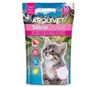ARQUIVET Silica Crystal pour chaton 3,8 L - Litière hygiénique à base de sable de silice pour chat - Grande capacité absorbante - Aide à éliminer les odeurs et les bactéries