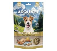 ARQUIVET Snacks viande fraîche - poulet ferme 800 g - collations de chiens - collations pour chiens naturels - prix et récompenses pour chiens