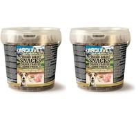 ARQUIVET Snacks Viande Fraîche - Poulet Ferme 800 g - Collations Naturelles pour Chiens - Prix et Récompenses (Lot de 2)