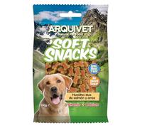 Arquivet Soft Snacks Duo de Saumon et Riz pour Chien 100 g