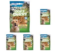 Arquivet Soft Snacks Duo de Saumon et Riz pour Chien 100 g (Lot de 5)
